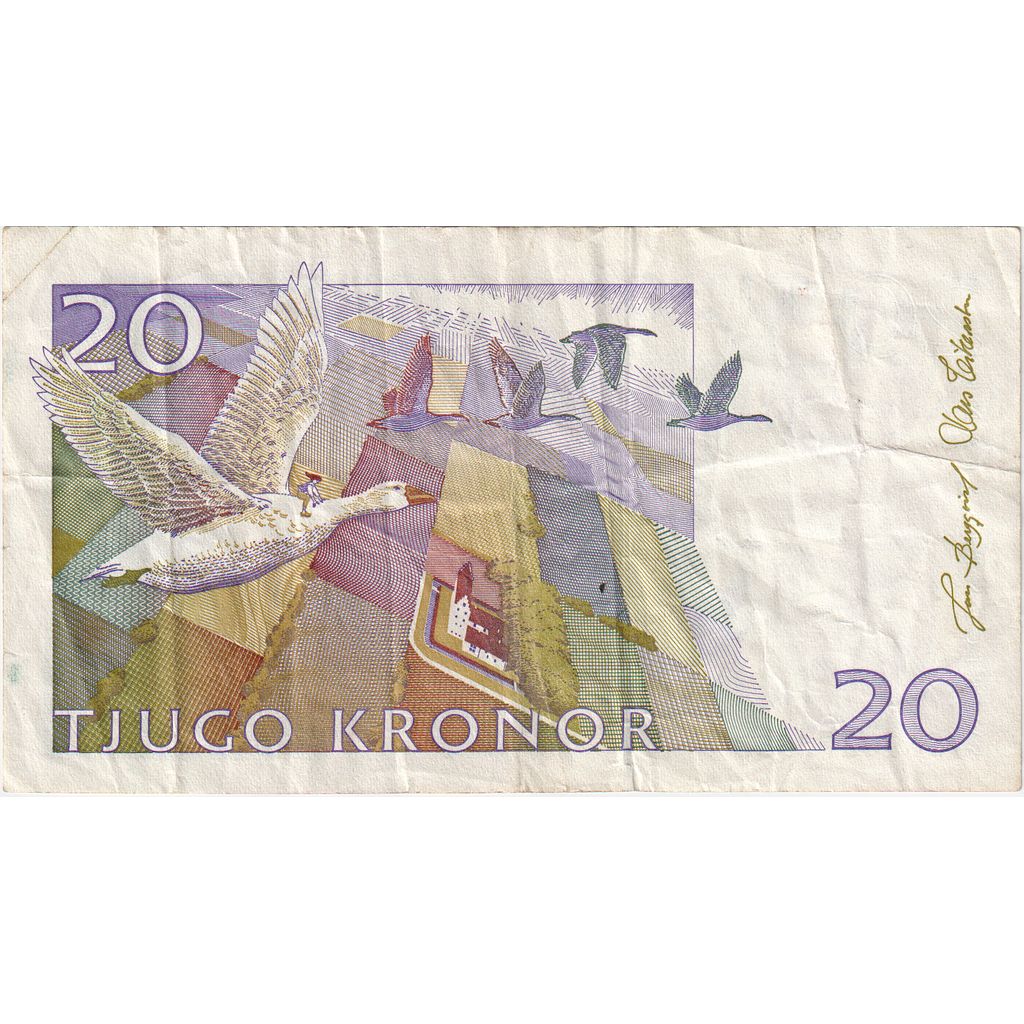 Suède, 20 Kronor, TTB