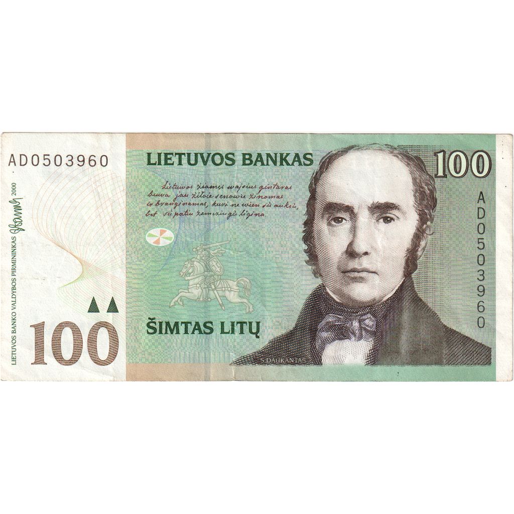 Lithuania, 100 Litu, EF(40-45)