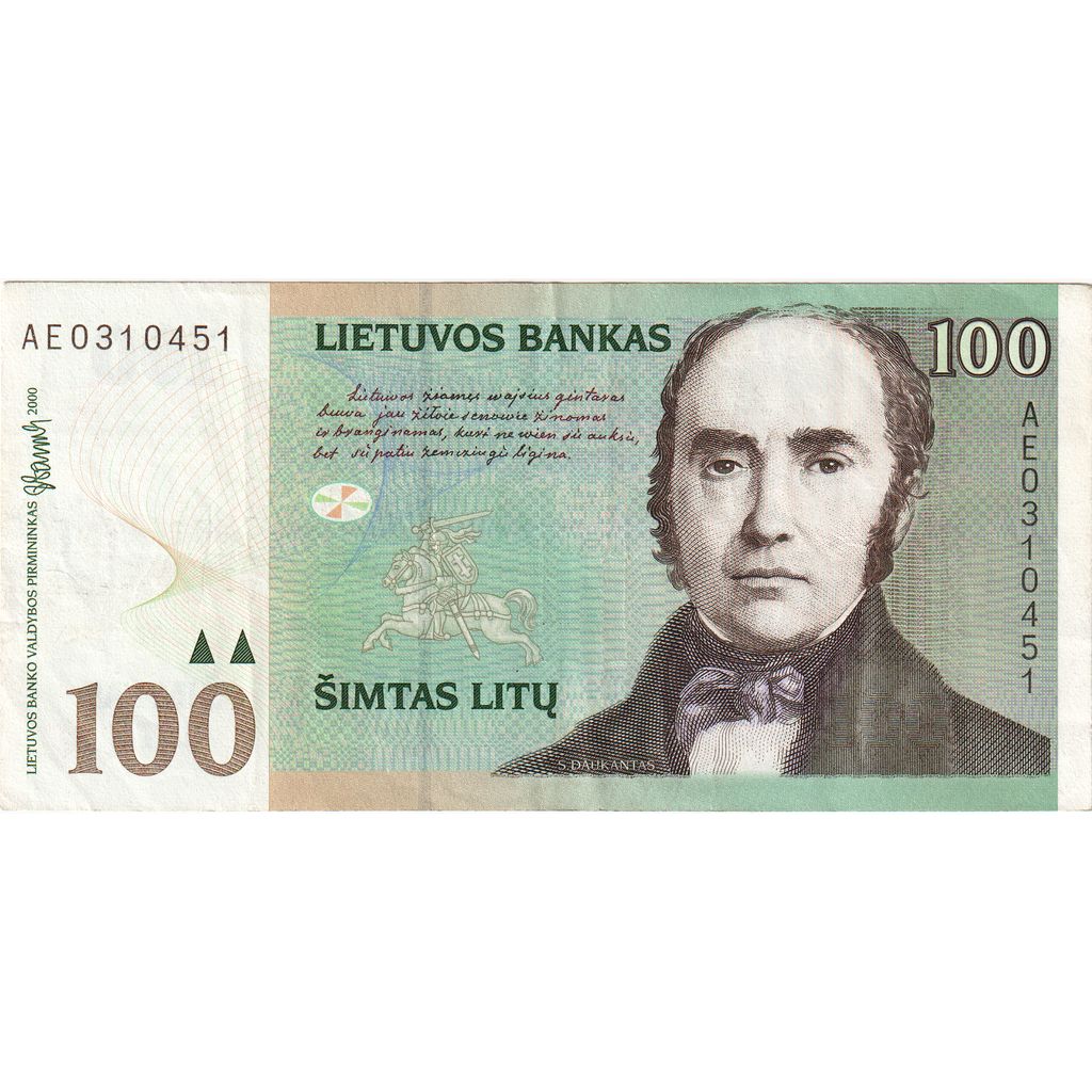 Lituania, 100 Litu, MBC
