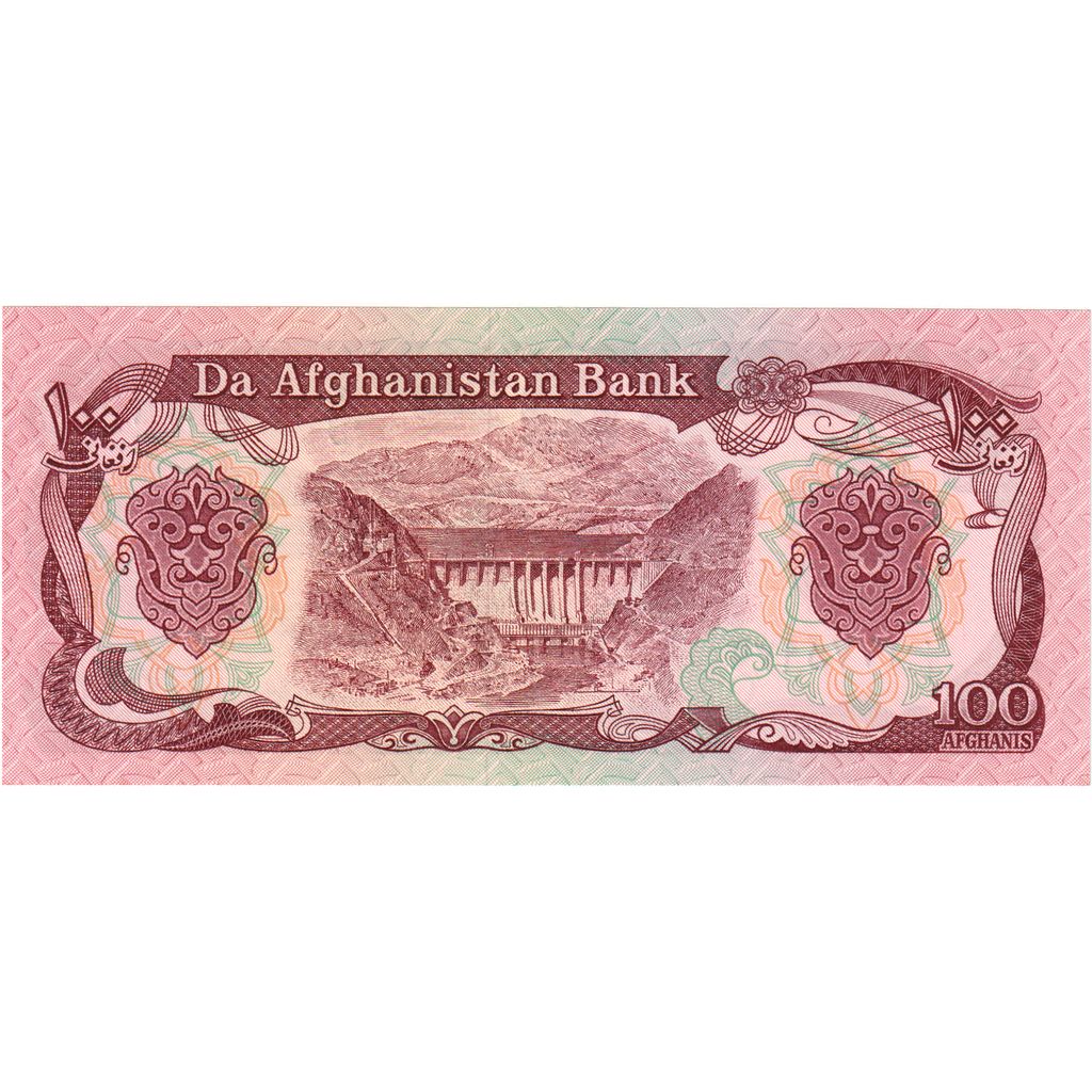 Afeganistão, 100 Afghanis, UNC(65-70)
