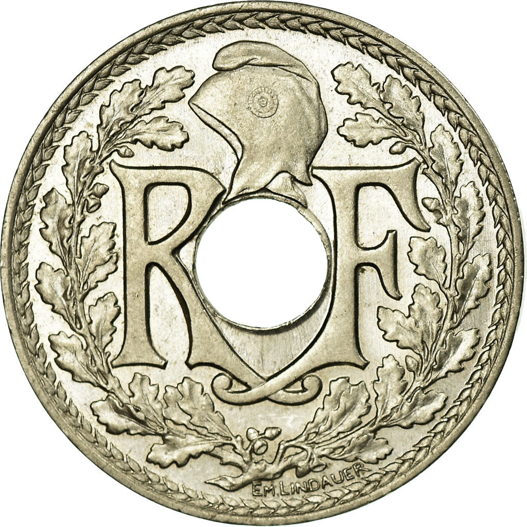 Coin, France, Lindauer, 25 Centimes, 1916, MS(60-62), Nickel, Gadoury:379