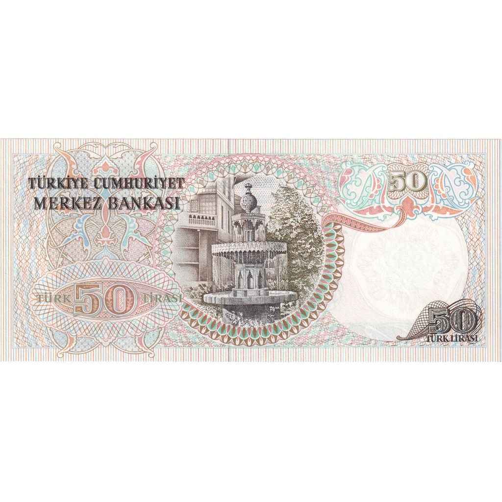 Turquia, 50 Lira, UNC(65-70)