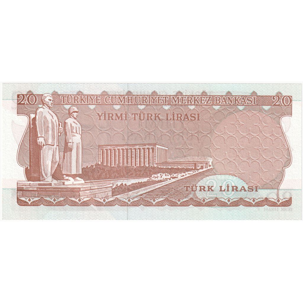 Turkey, 20 Lira, UNC(65-70)