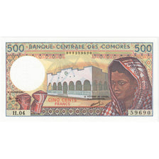 Komory, 500 Francs, UNC(65-70)