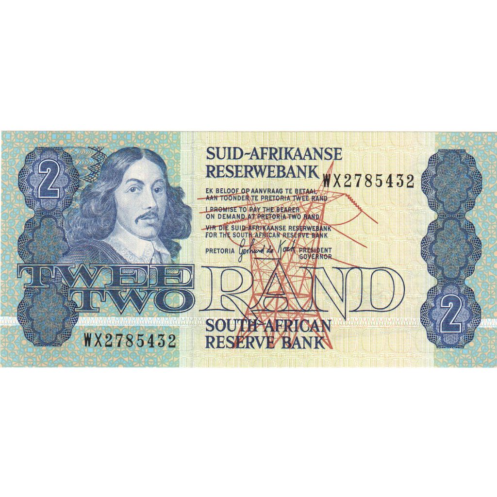 South Africa, 2 Rand, UNC(65-70)