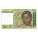 Madagascar, 500 Francs = 100 Ariary, UNC