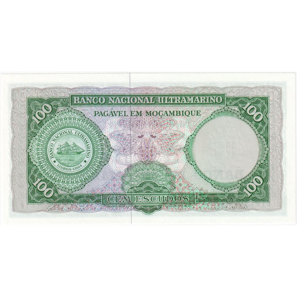 Mozambique, 100 Escudos, 1961-03-27, UNC(65-70)