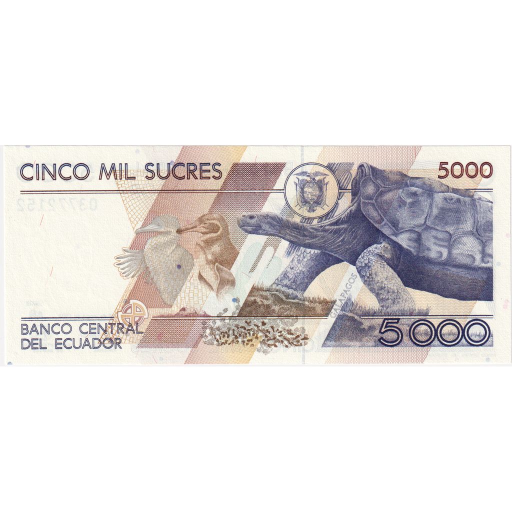 Ekwador, 5000 Sucres, 1999-03-26, UNC(65-70)