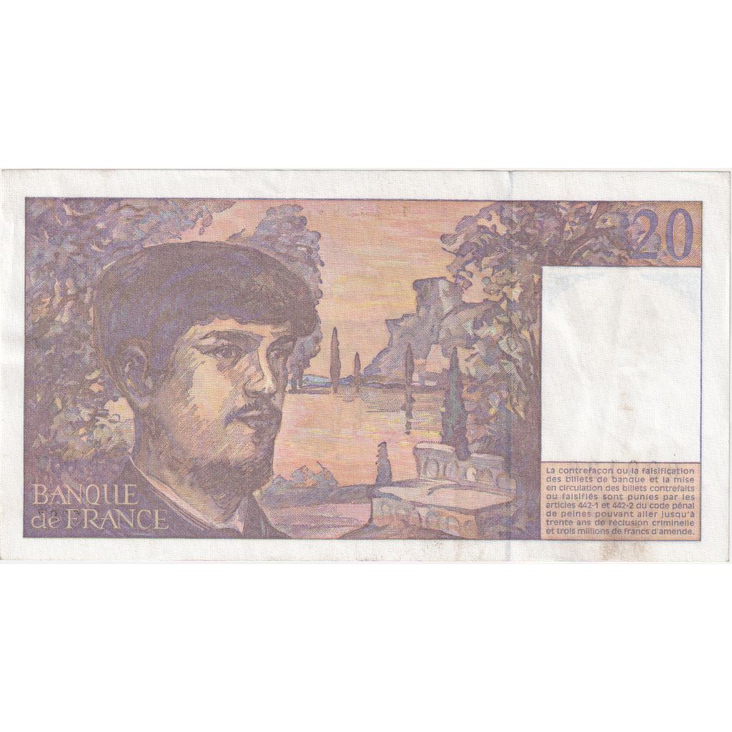 Francia, 20 Francs, Debussy, P.057, MBC+
