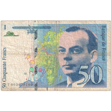 France, 50 Francs, St Exupéry, T003620160, TB