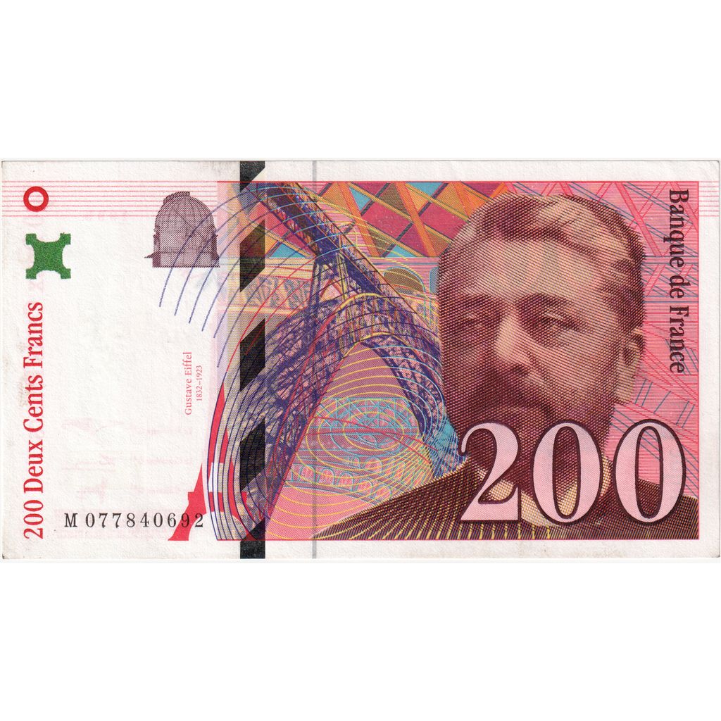 Francia, 200 Francs, Eiffel, M077840692, BB+