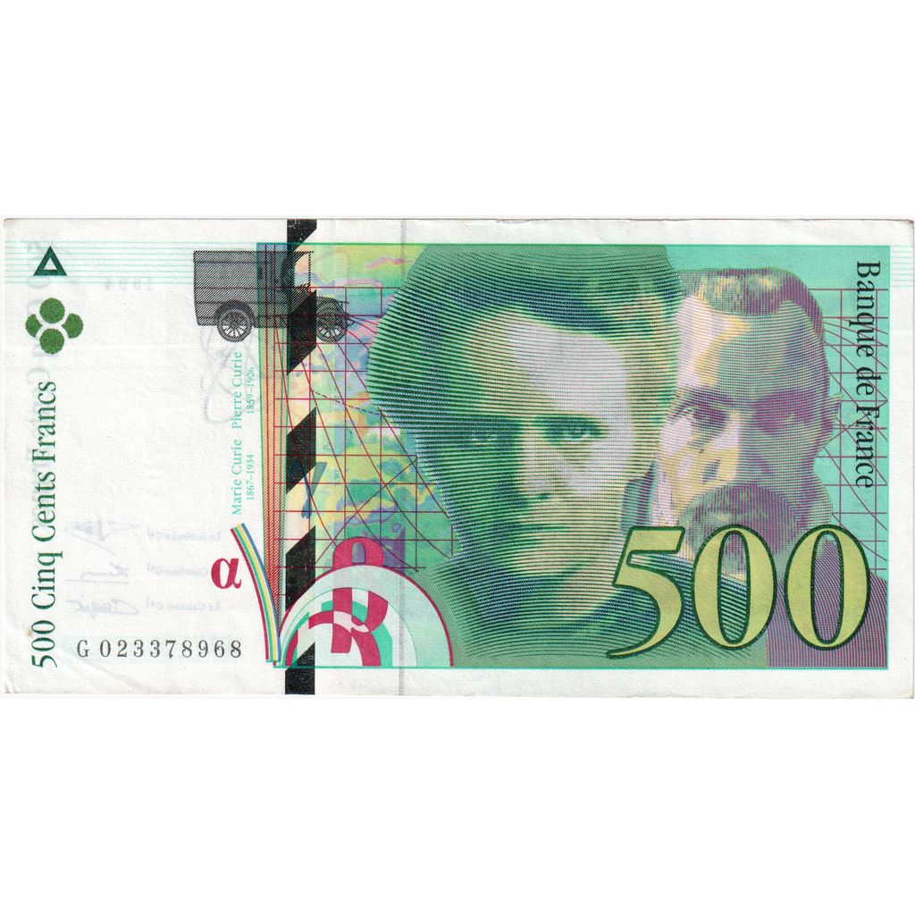Frankreich, 500 Francs, Pierre et Marie Curie, G023378968, SS