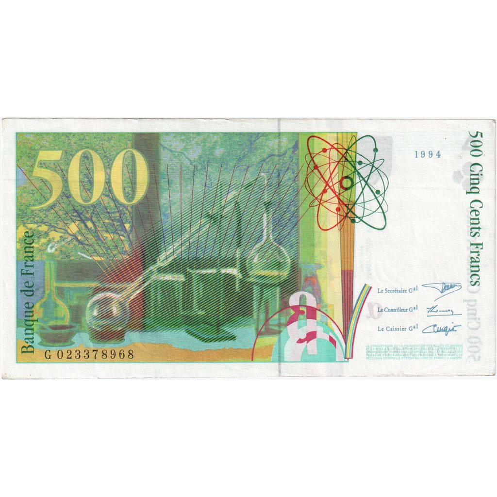 Frankreich, 500 Francs, Pierre et Marie Curie, G023378968, SS