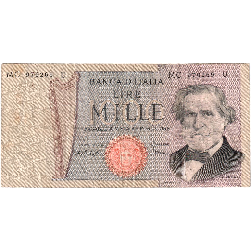 Italië, 1000 Lire, 1977-01-10, TTB