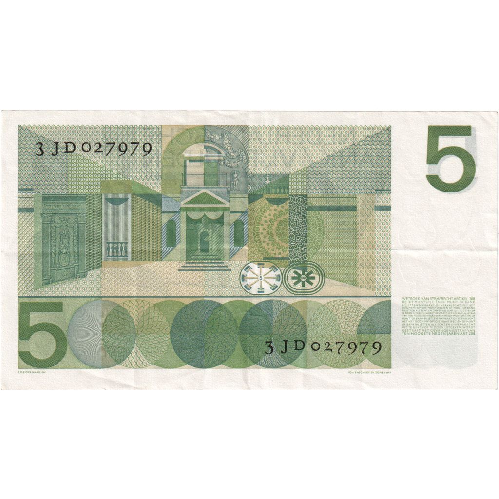 Paesi Bassi, 5 Gulden, 1966-04-26, BB