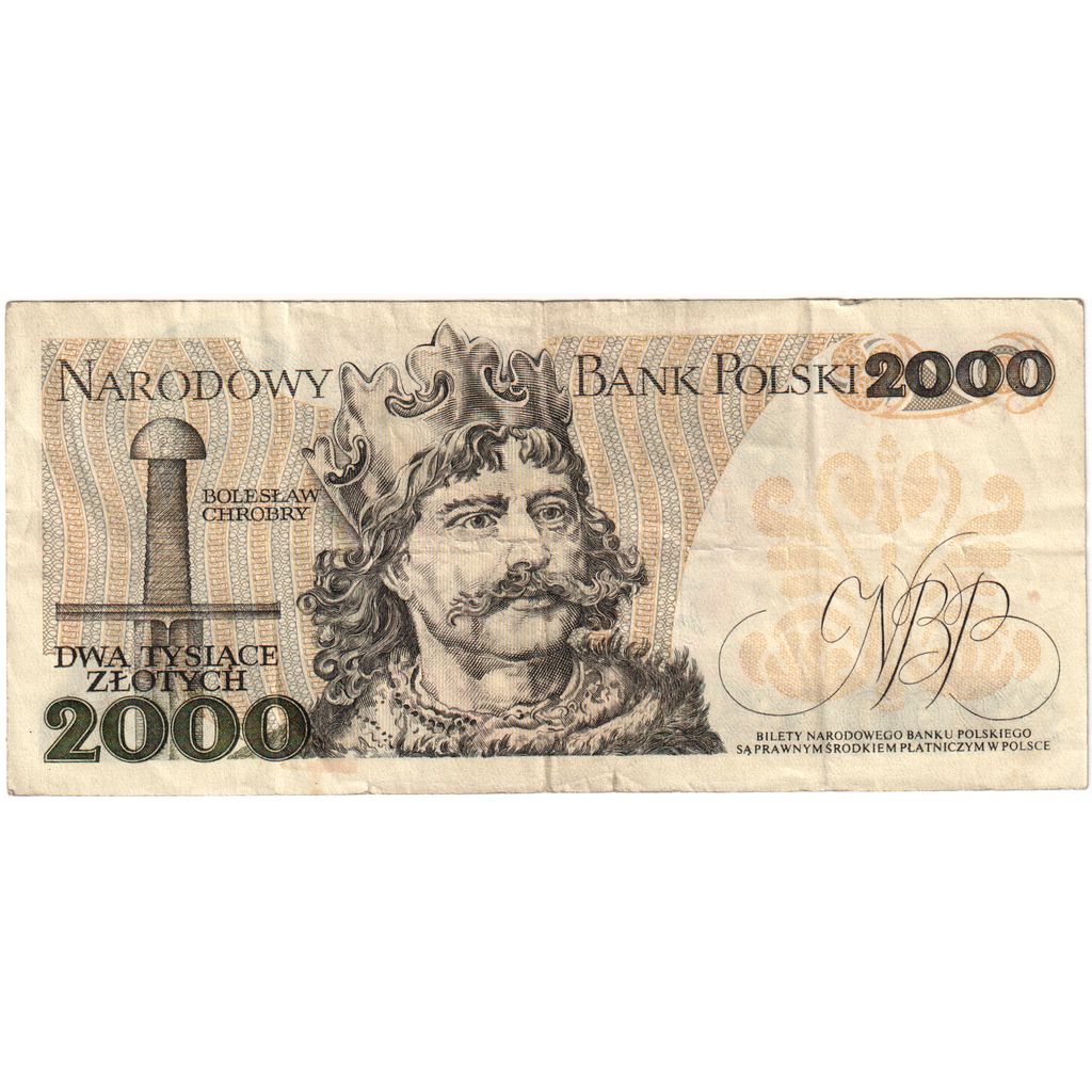 Poland, 2000 Zlotych, 1979-06-01, EF(40-45)