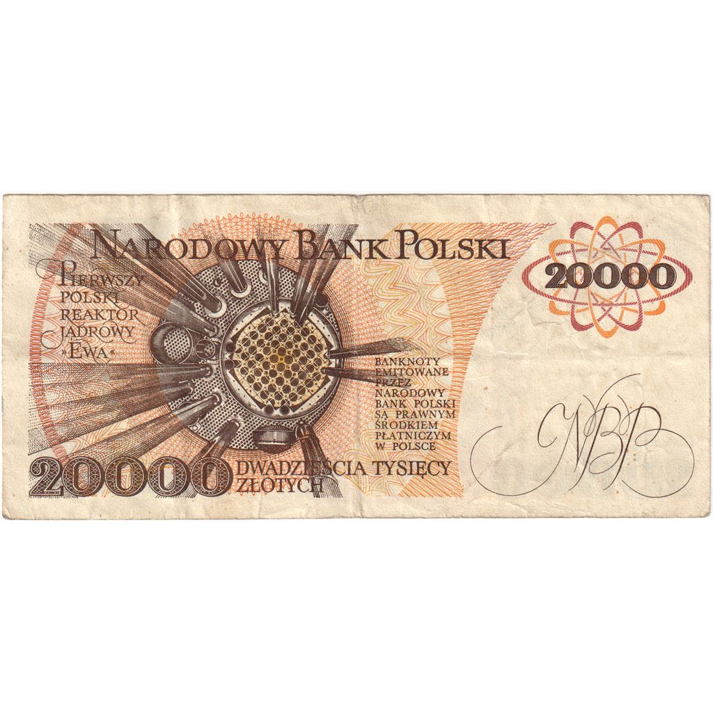 Poland, 20,000 Zlotych, 1989-02-01, EF(40-45)