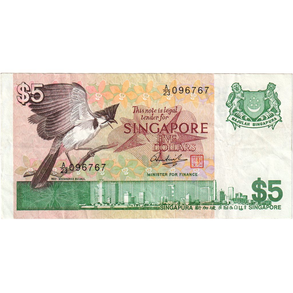 Singapur, 5 Dollars, SS