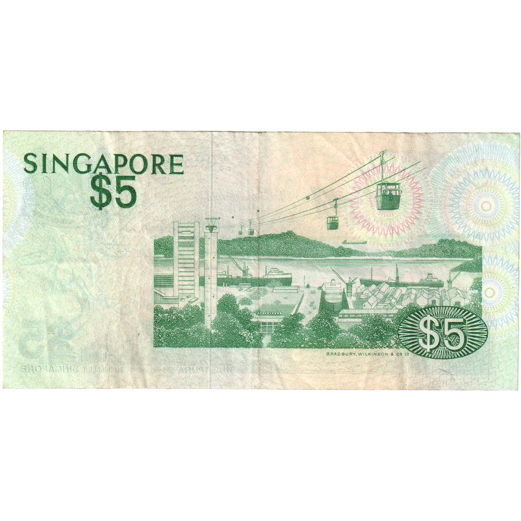 Singapur, 5 Dollars, SS