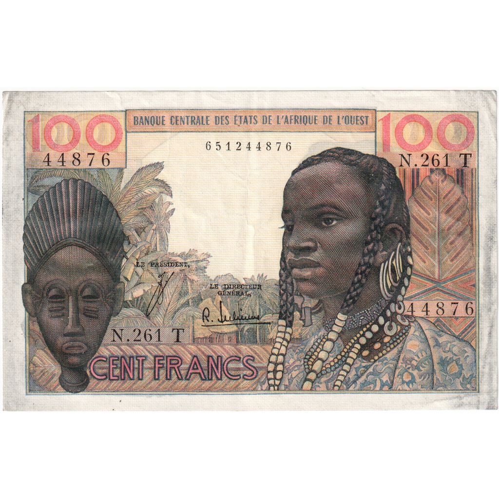 Estados del África Occidental, 100 Francs, MBC