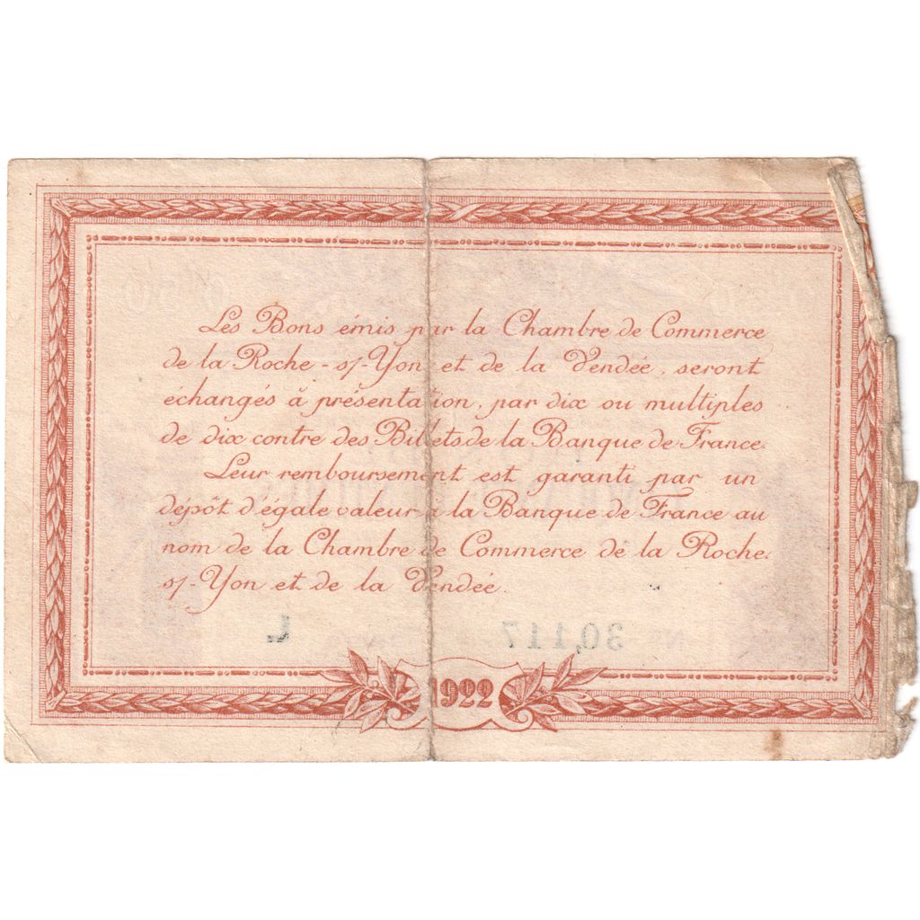 Francia, 50 Centimes, Serie E 04690, MB, Pirot:65-14