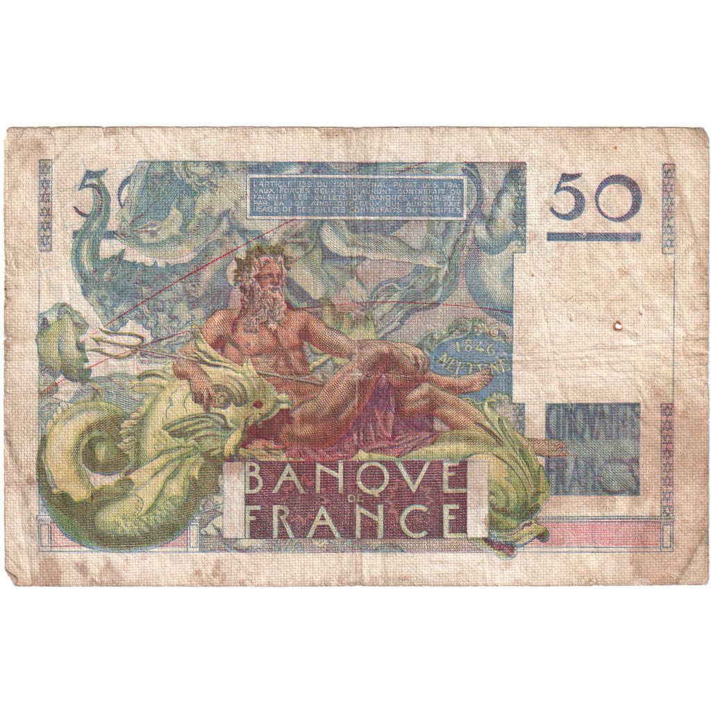 Frankrijk, 50 Francs, Le Verrier, 1946-05-31, W.33, TB