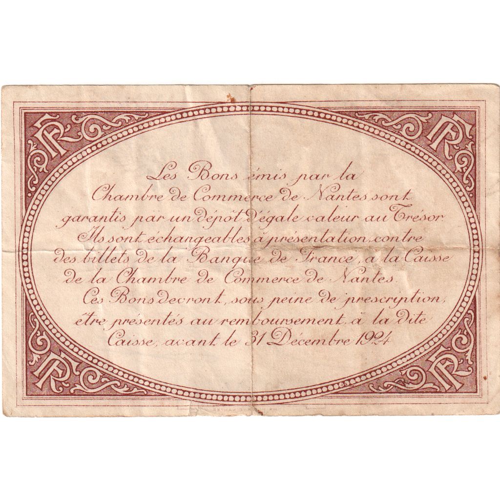 France, 1 Franc, 1924-12-31, 40,554, NANTES, TTB