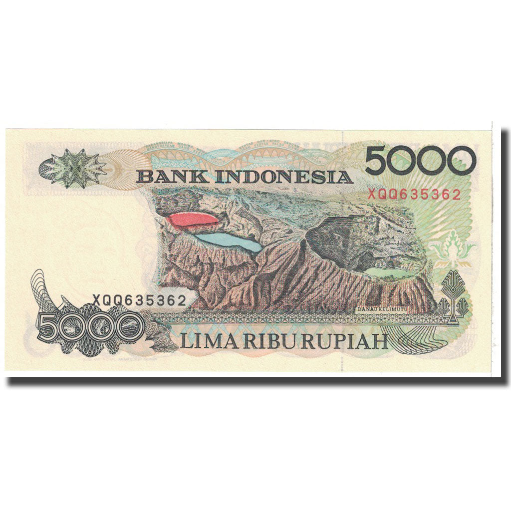 Banknote, Indonesia, 5000 Rupiah, 1992, KM:130a, UNC(63)