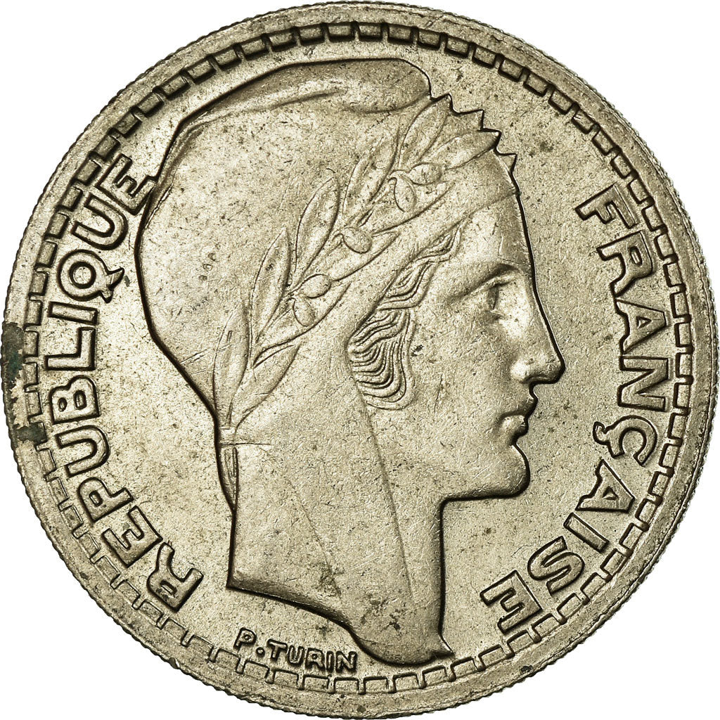 Coin, France, Turin, 10 Francs, 1945, AU(50-53), Copper-nickel, Gadoury:810a