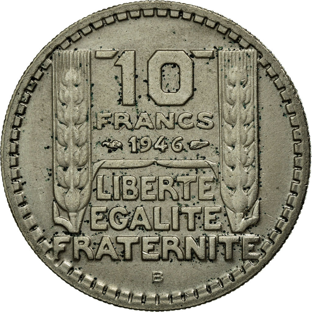 Münze, Frankreich, Turin, 10 Francs, 1946, Beaumont le Roger, SS