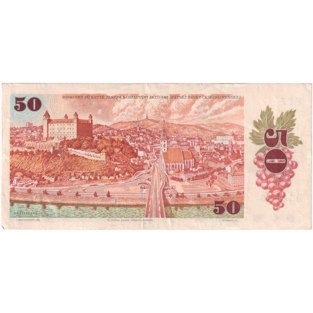 Czechoslovakia, 50 Korun, EF(40-45)