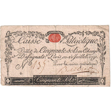 Francia, 50 Sols, 1791-07-14, MB