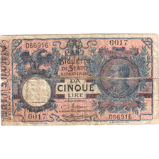Italien, 5 Lire, SGE+