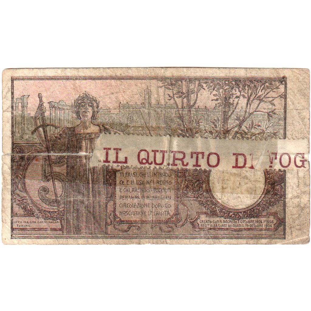 Italien, 5 Lire, SGE+