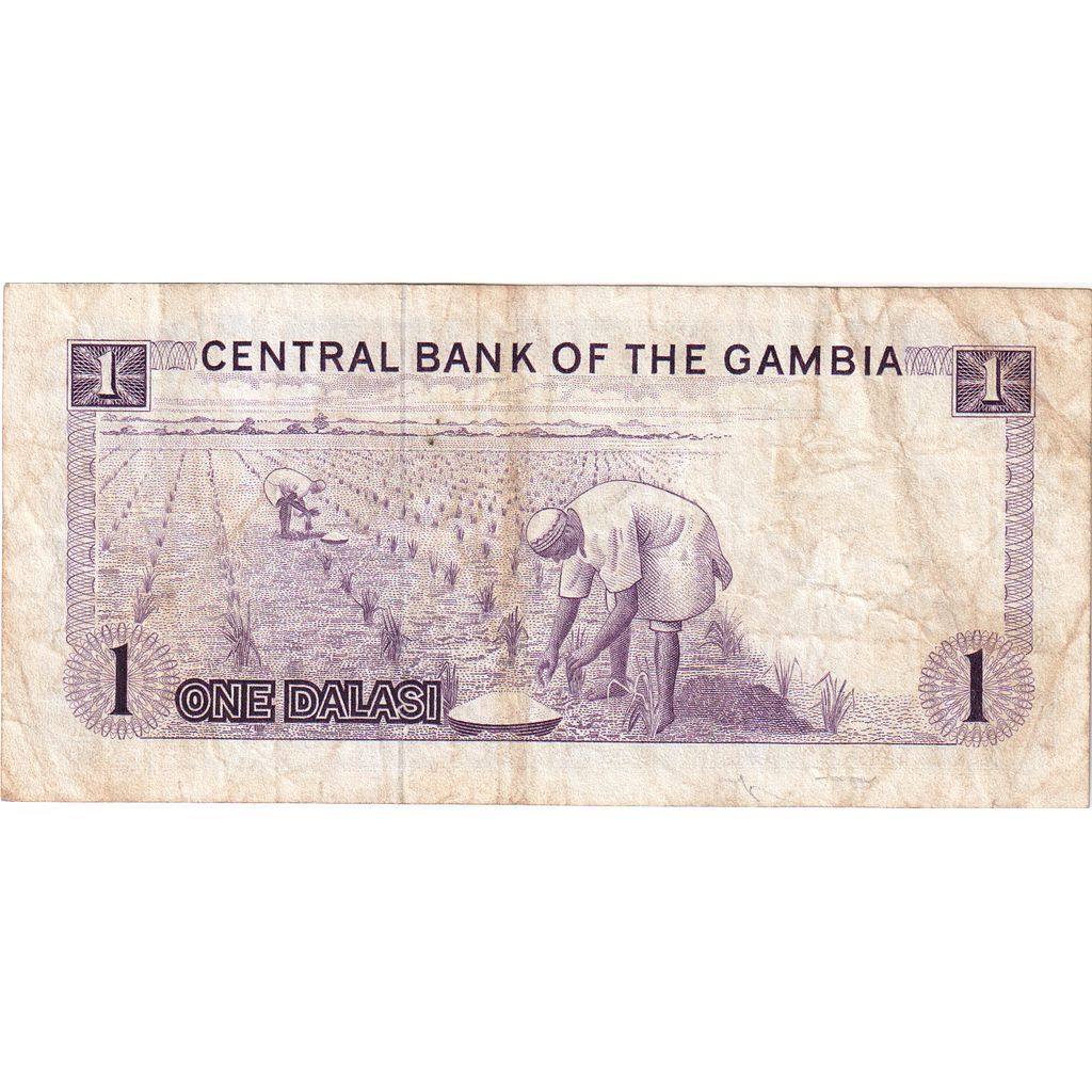 The Gambia, 1 Dalasi, S+