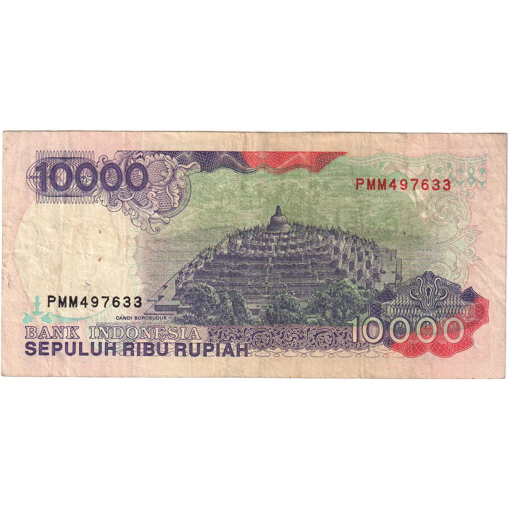 Indonésia, 10,000 Rupiah, EF(40-45)