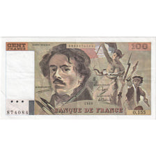 Francia, 100 Francs, Delacroix, O.155, BB+
