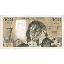 Francia, 500 Francs, Pascal, 1980-04-03, U.126, BC+