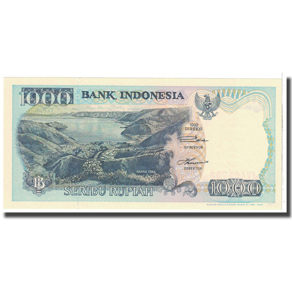 Banconote, Indonesia, 1000 Rupiah, 1992, KM:129a, SPL
