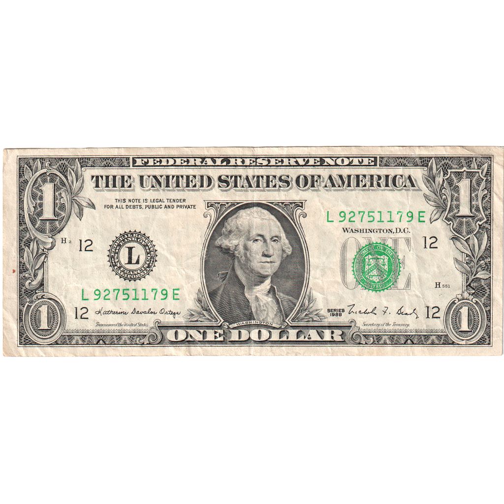 United States, 1 Dollar, EF(40-45)