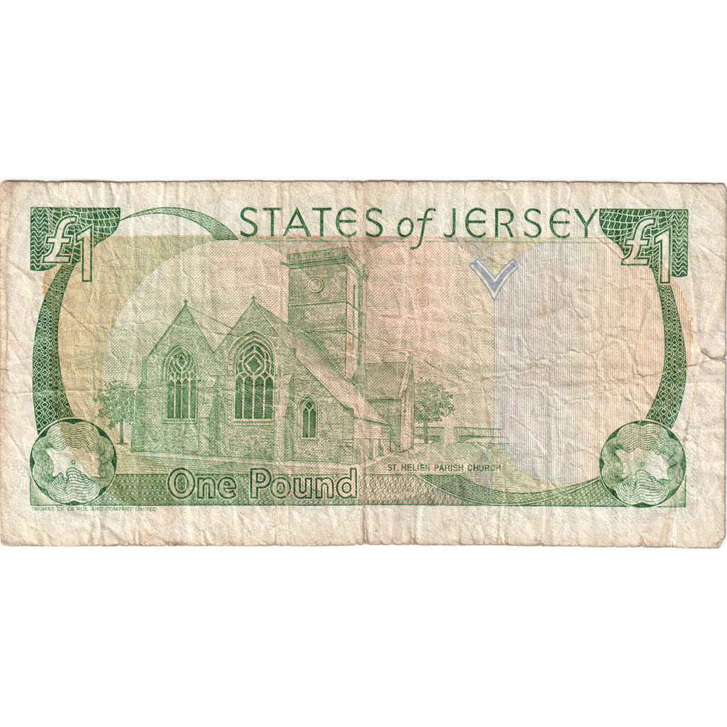 Jersey, 1 Pound, UNDATED (2000), VF(20-25)
