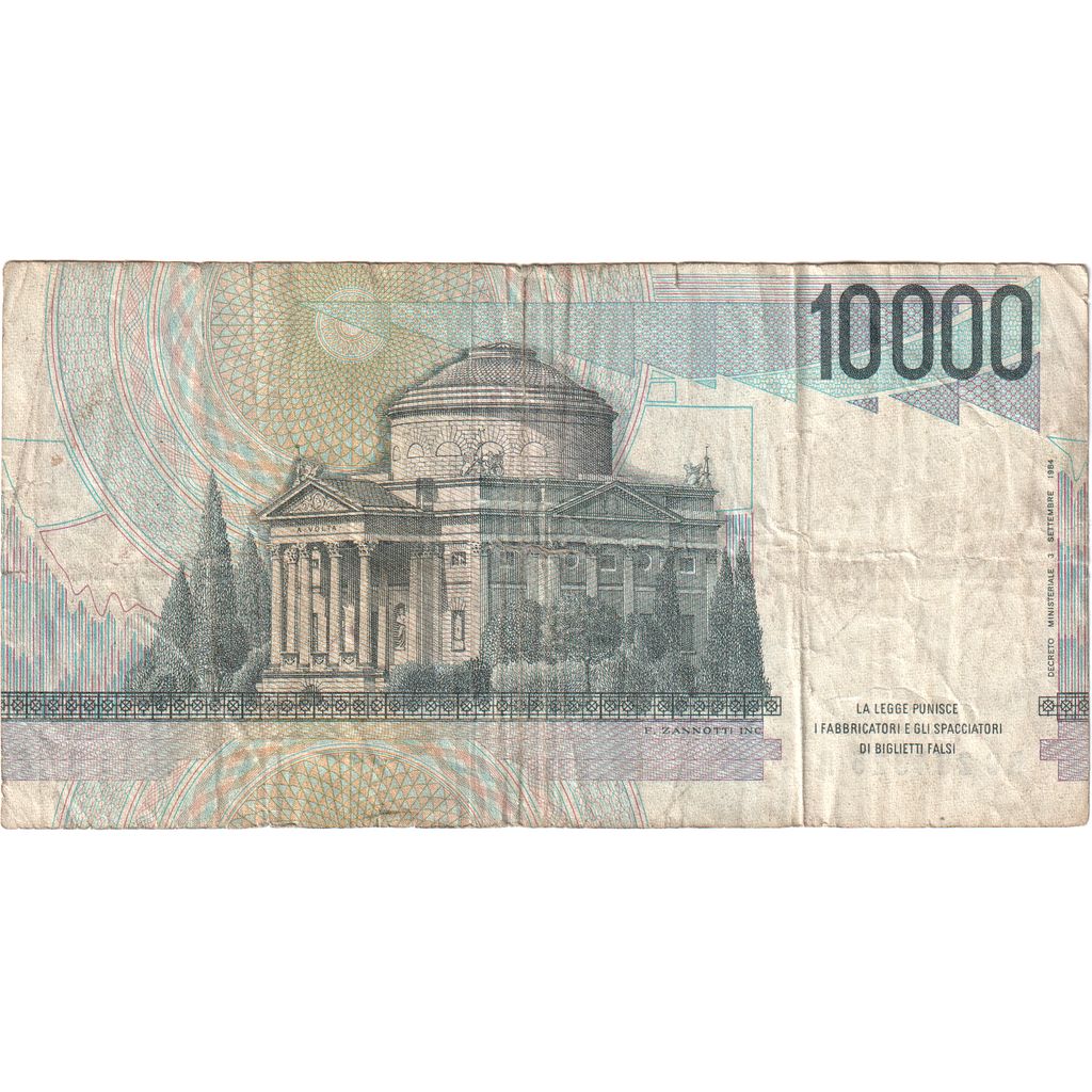 Italia, 10,000 Lire, 1984-09-03, MB