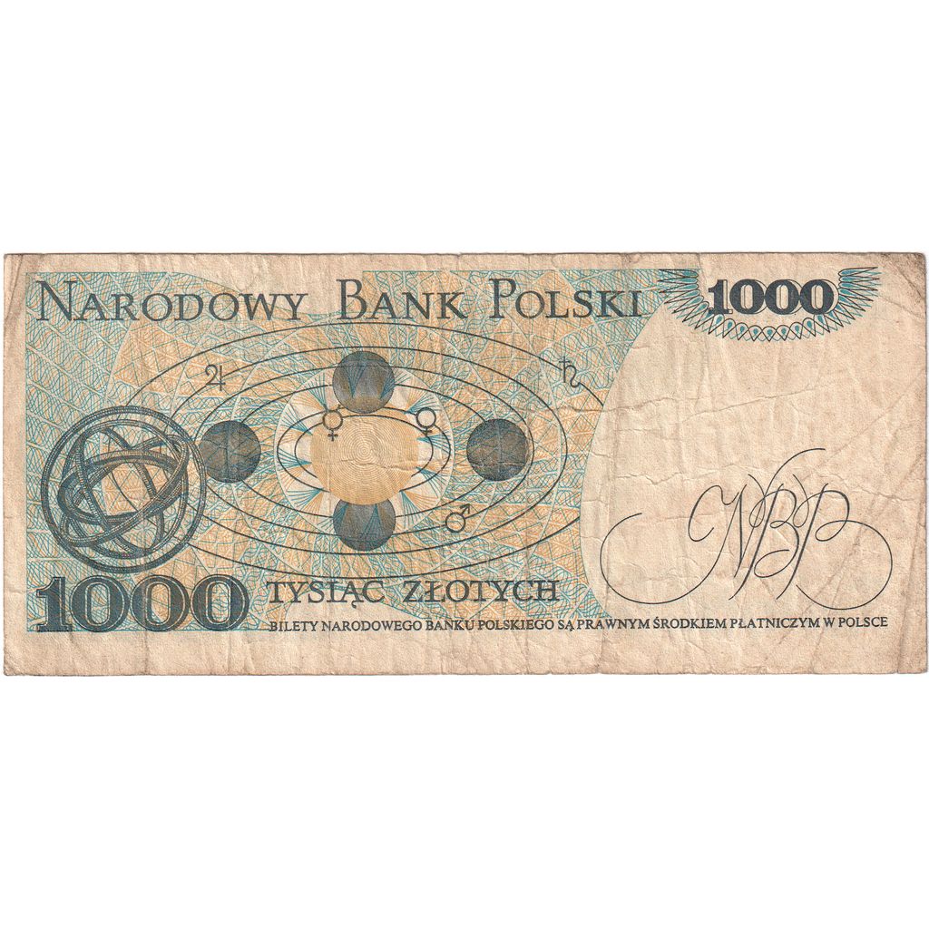 Polónia, 1000 Zlotych, 1982-06-01, VG(8-10)