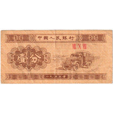 Cina, 1 Fen, 1953, MB+