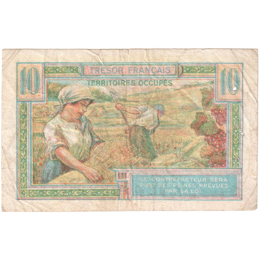Frankrijk, 10 Francs, 1947 French Treasury, 1947, A.02439882, TB