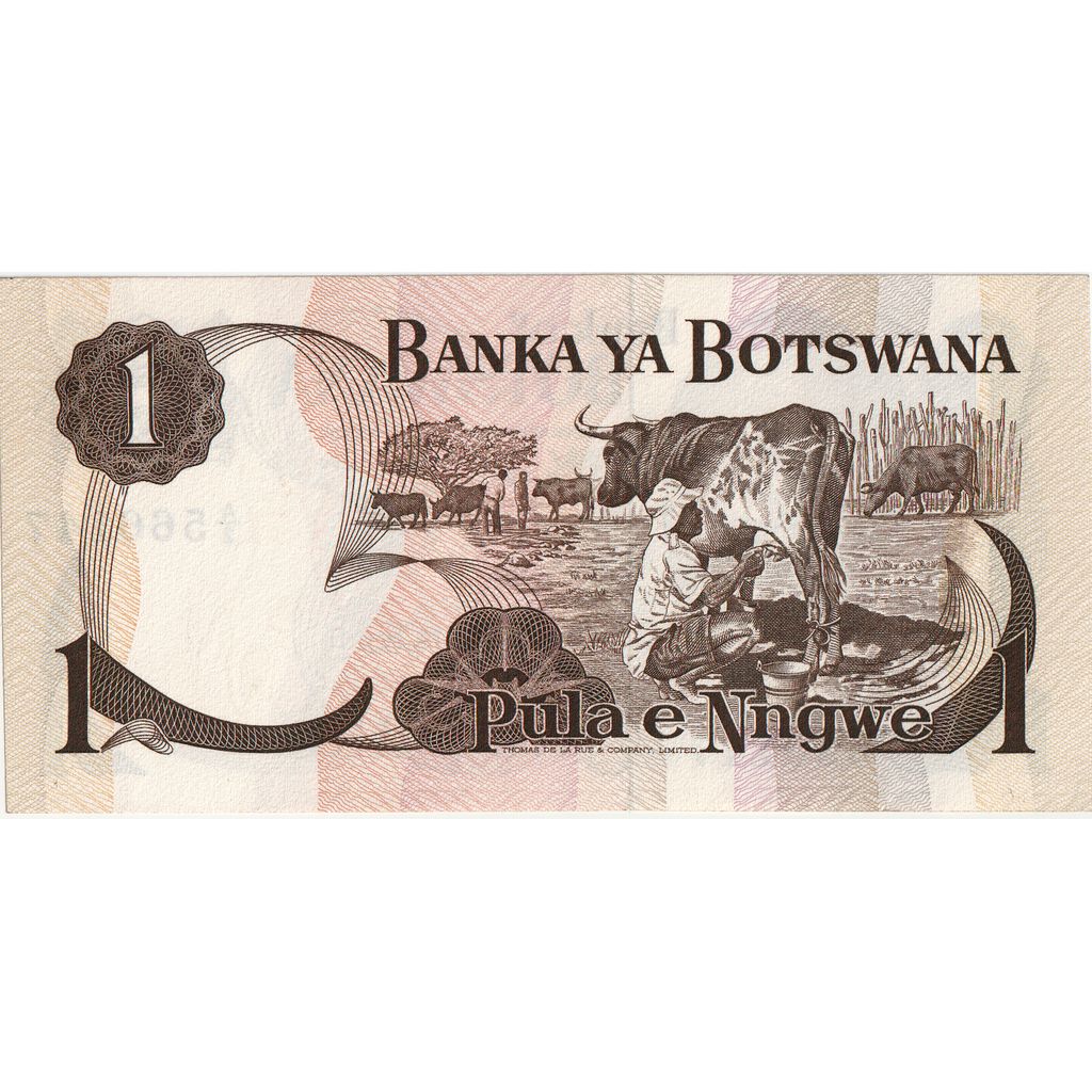 Botswana, 5 Pula, AU(55-58)