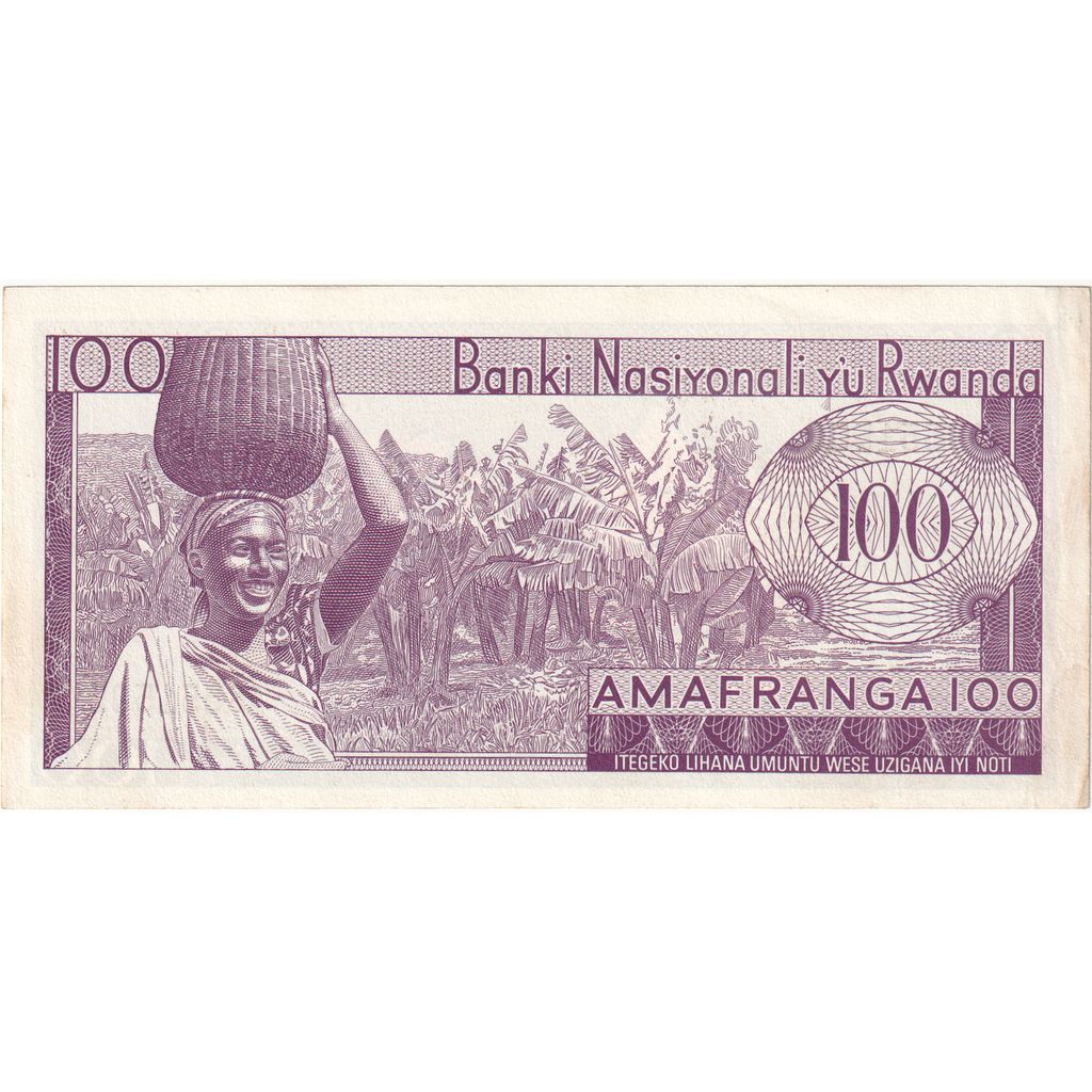 Rwanda, 100 Francs, 01-01-1976, TTB