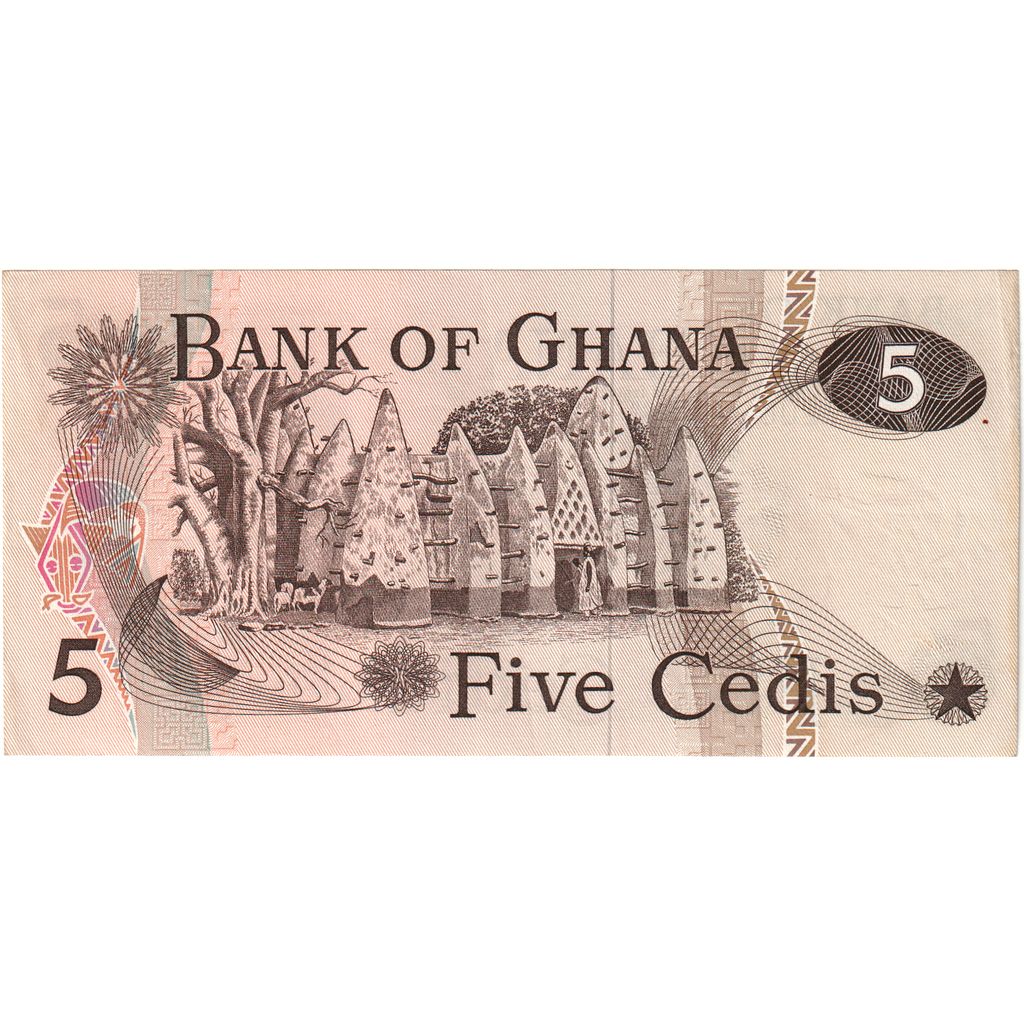 Ghana, 5 Cedis, 1977-01-02, TTB