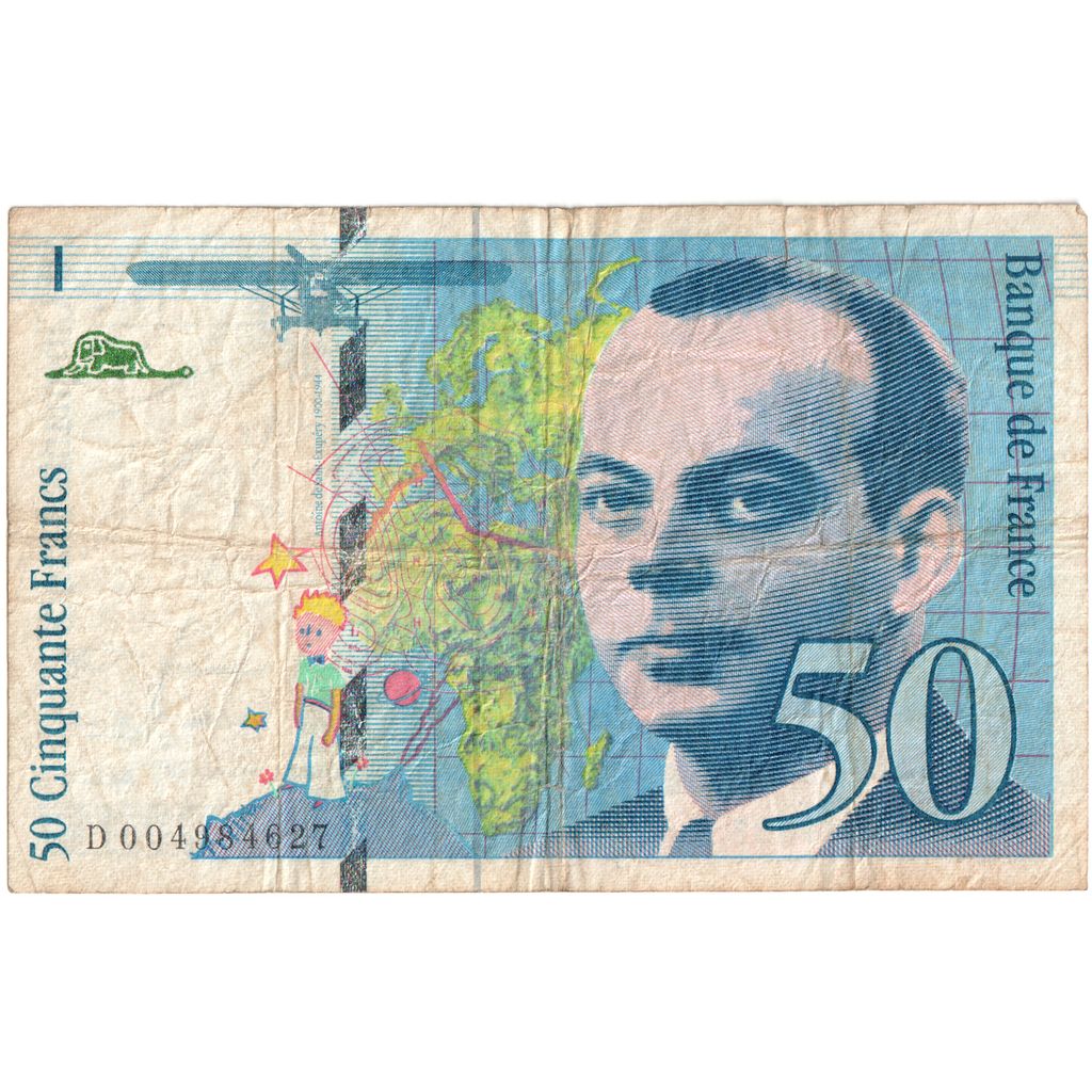 Frankrijk, 50 Francs, St Exupéry, 1992, D004984627, TB+