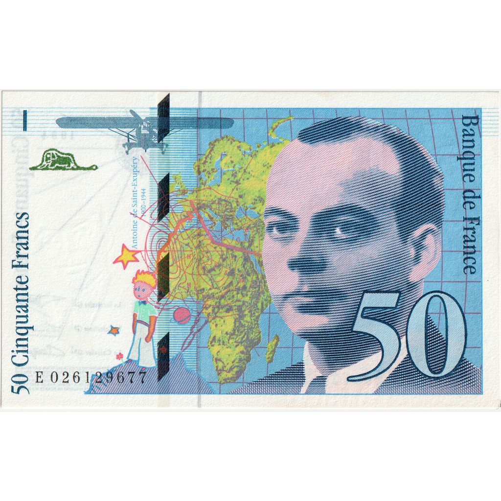 Francia, 50 Francs, St Exupéry, 1994, E026129677, FDS